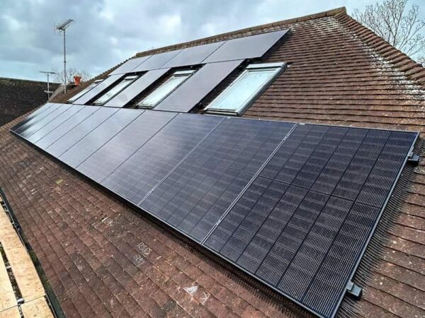 Solar PV Panels to Left Roof