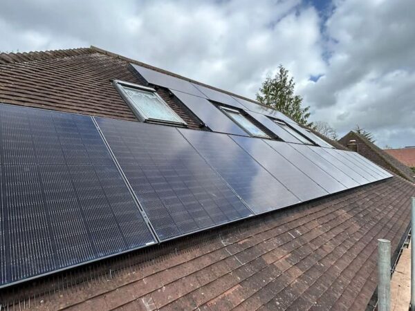 Solar PV Panels to Right Roof