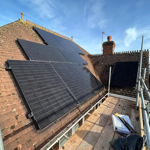 Solar Panel System to Right Roof of Building Maidenhead