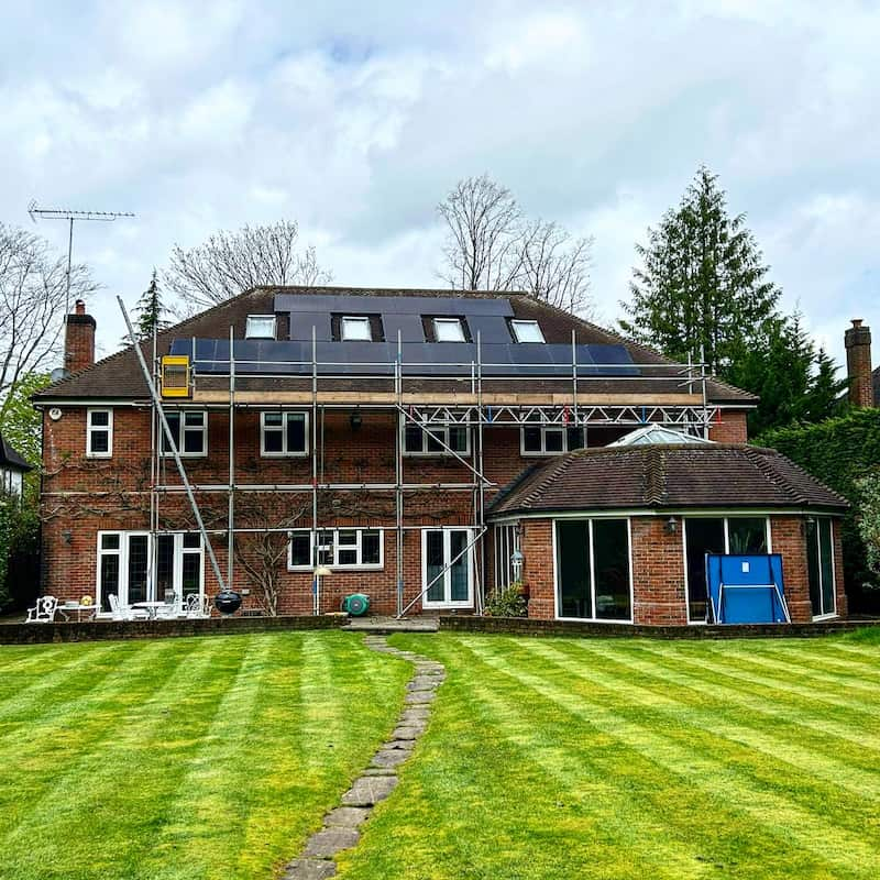 Solar Panels on Roof