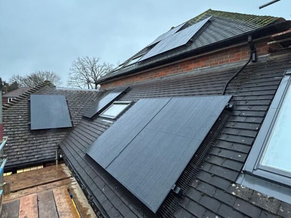 Solar Panels on two sides of the rooftop in Beaconsfield